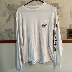 Vineyard Vines Myrtle Beach White Long Sleeve
